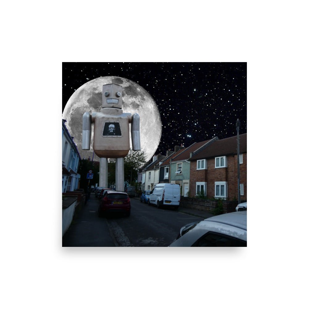 Robot in Town - Sarah Scapes