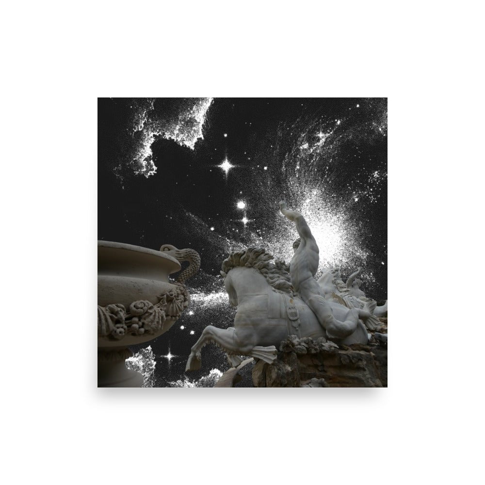 Statue in the stars - Sarah Scapes